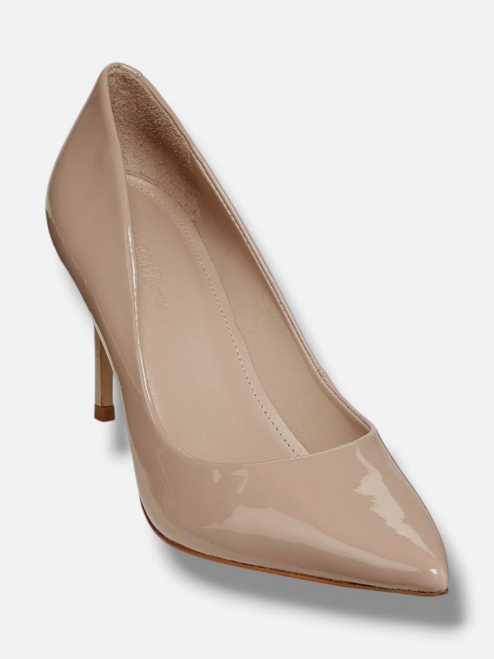 Saks Fifth Avenue Women's Pink 85MM Classic Patent Leather Pumps Shoes Size 39